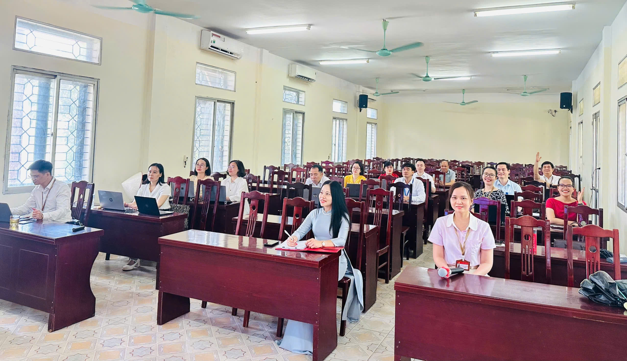 Toàn cảnh buổi thao giảng giả định của Khoa Lý luận cơ sở